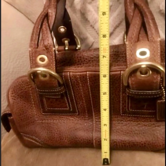 VINTAGE COACH SATCHEL , mint condition , outside and inside perfect - Picture 3 of 9